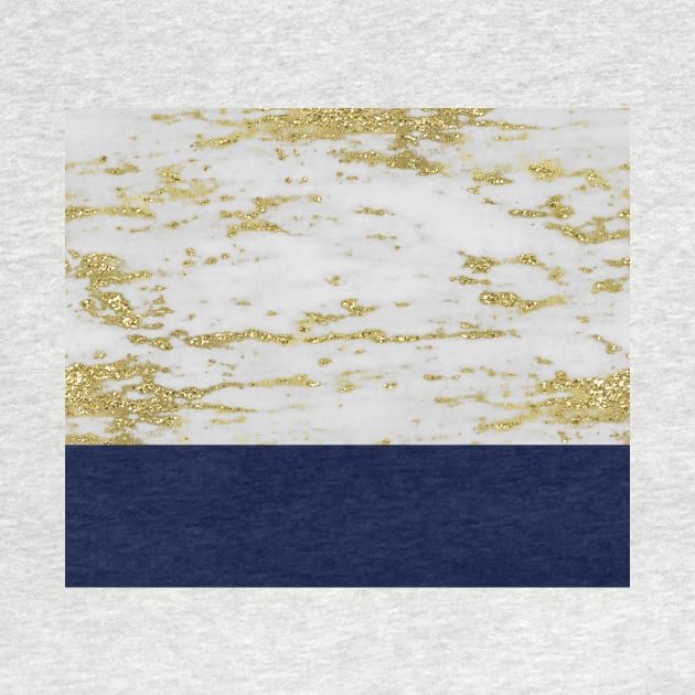 Faraldi gold marble and French navy by marbleco